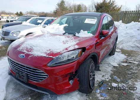 2022 Ford Escape Titanium Plug-In Hybrid из США, поврежденный, VIN 1FMCU0LZ4NUA18296